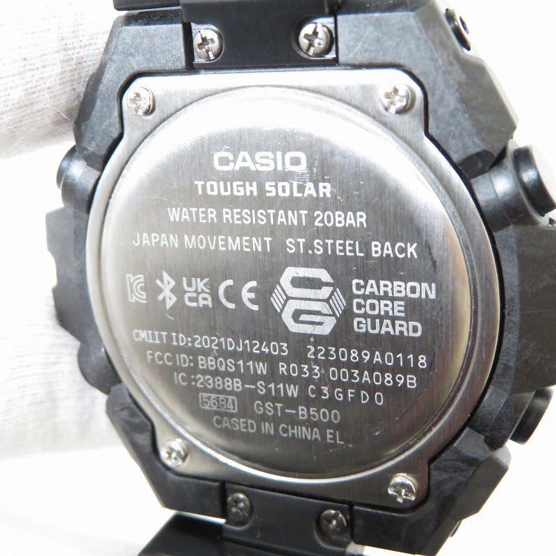 G-SHOCK | ジーショック G-STEEL GST-B500シリーズ 腕時計 GST-B500BD-1A9JF ブラック【瀬戸大橋店】
