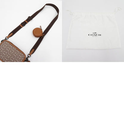 COACH | コーチ チャーター スリム クロスボディ シグネチャージャガード ショルダーバッグ F2380-CM372 ブラウン【瀬戸大橋店】