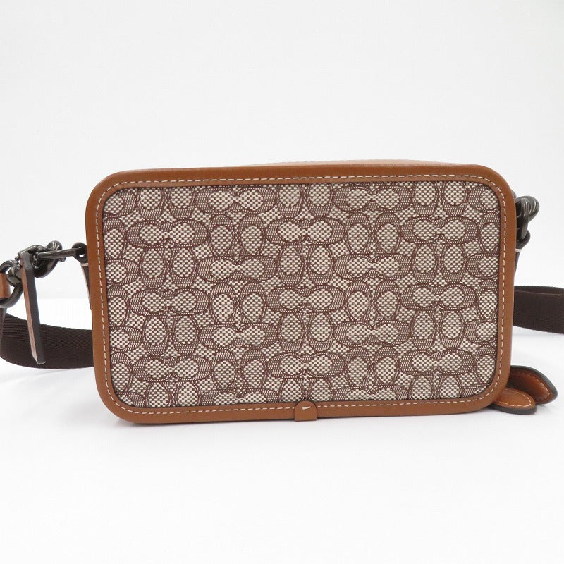COACH | コーチ チャーター スリム クロスボディ シグネチャージャガード ショルダーバッグ F2380-CM372 ブラウン【瀬戸大橋店】