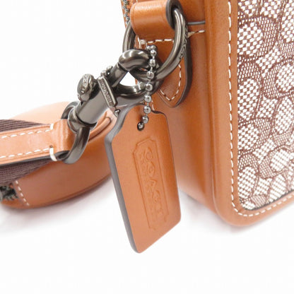 COACH | コーチ チャーター スリム クロスボディ シグネチャージャガード ショルダーバッグ F2380-CM372 ブラウン【瀬戸大橋店】