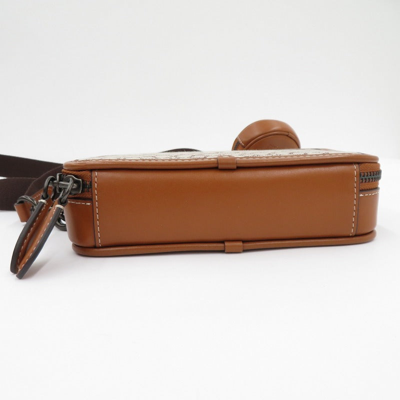 COACH | コーチ チャーター スリム クロスボディ シグネチャージャガード ショルダーバッグ F2380-CM372 ブラウン【瀬戸大橋店】