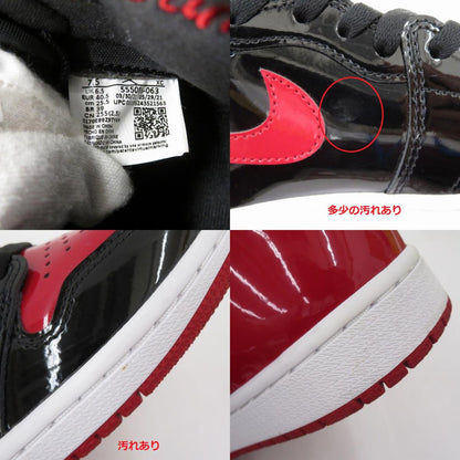 NIKE | ナイキ Air Jordan 1 High OG "Patent Bred" スニーカー 555088-063 エアジョーダン1 レッド 25.5cm【瀬戸大橋店】