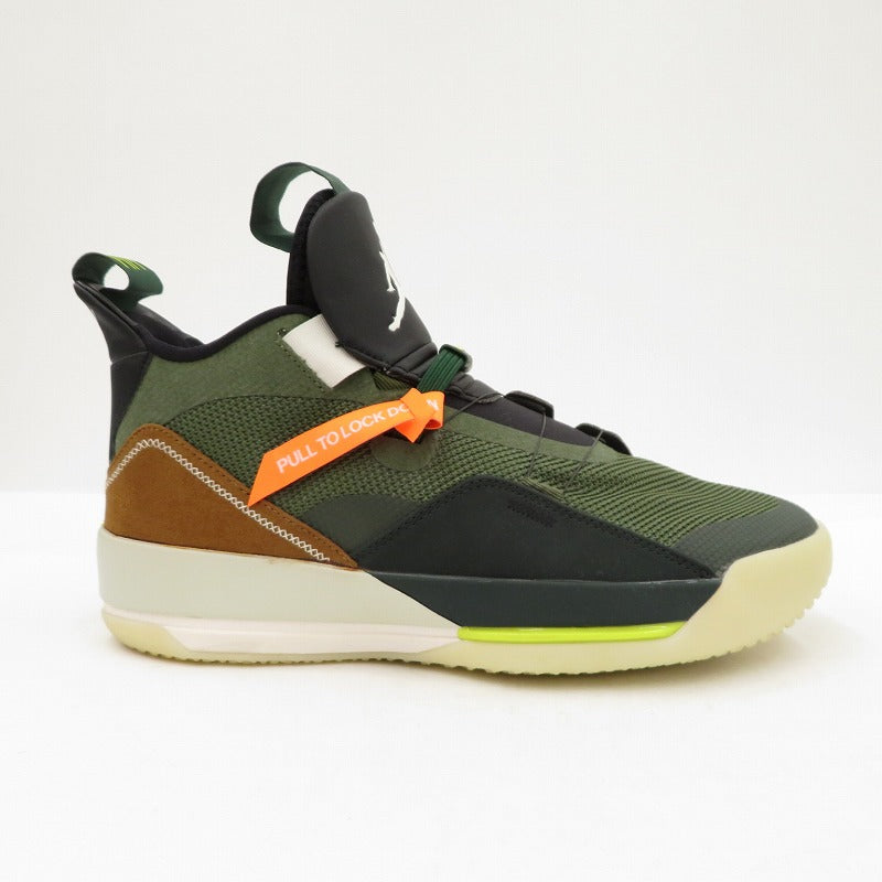 NIKE | ナイキ ×Travis Scott　Air Jordan 33 NRG "Cactus Jack" スニーカー CD5965-300 エア ジョーダン カーキ 27cm【瀬戸大橋店】