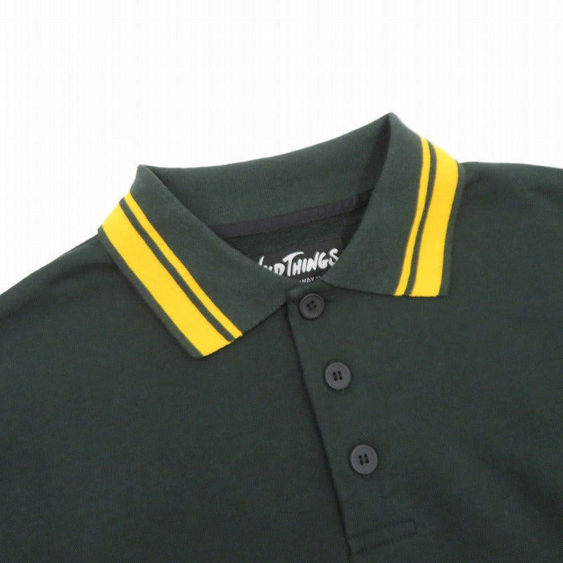 CHARI&CO | チャリアンドコー × WILDTHINGS SLICER SWEAT POLO SHIRT スウェット WT22410IS-CC グリーン サイズ：L【瀬戸大橋店】