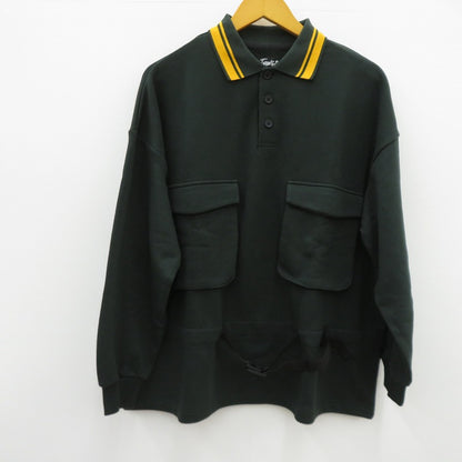 CHARI&CO | チャリアンドコー × WILDTHINGS SLICER SWEAT POLO SHIRT スウェット WT22410IS-CC グリーン サイズ：L【瀬戸大橋店】