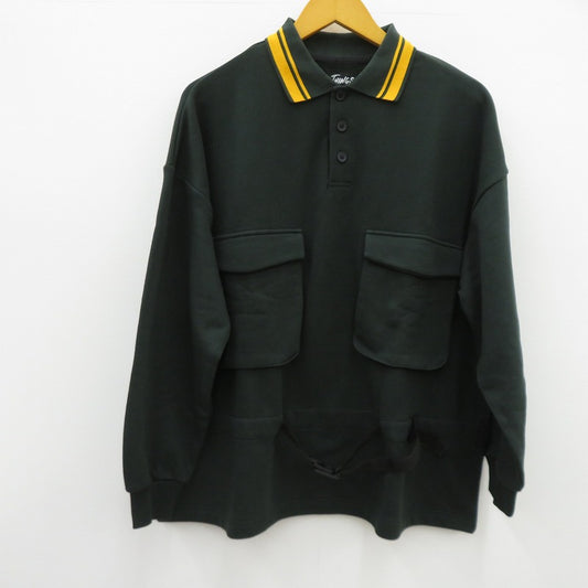 CHARI&CO | チャリアンドコー × WILDTHINGS SLICER SWEAT POLO SHIRT スウェット WT22410IS-CC グリーン サイズ：L【瀬戸大橋店】