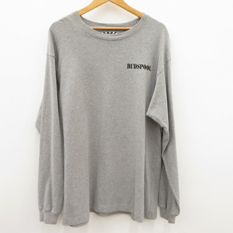 BUDSPOOL | バッズプール TIMELESS CHAIN SMOKE 長袖Ｔシャツ グレー サイズ：L【瀬戸大橋店】