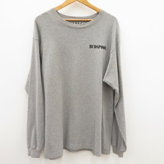 BUDSPOOL | バッズプール TIMELESS CHAIN SMOKE 長袖Ｔシャツ グレー サイズ：L【瀬戸大橋店】