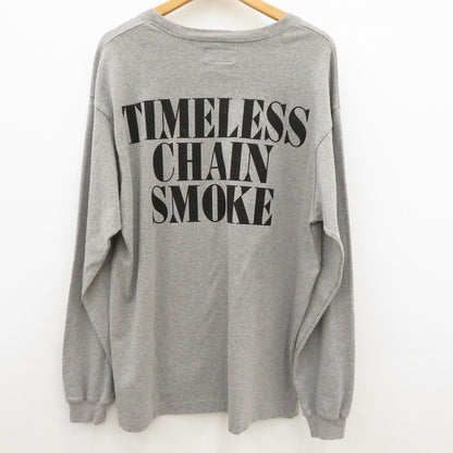 BUDSPOOL | バッズプール TIMELESS CHAIN SMOKE 長袖Ｔシャツ グレー サイズ：L【瀬戸大橋店】