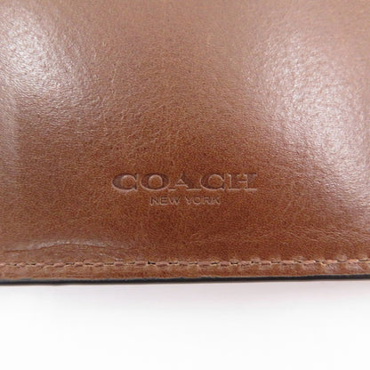 COACH | コーチ ボックスド・ビルフォールド ウォレット・マネー クリップ 二つ折り財布 j2344-cj885b 【ネット在庫】 ブラウン【瀬戸大橋店】