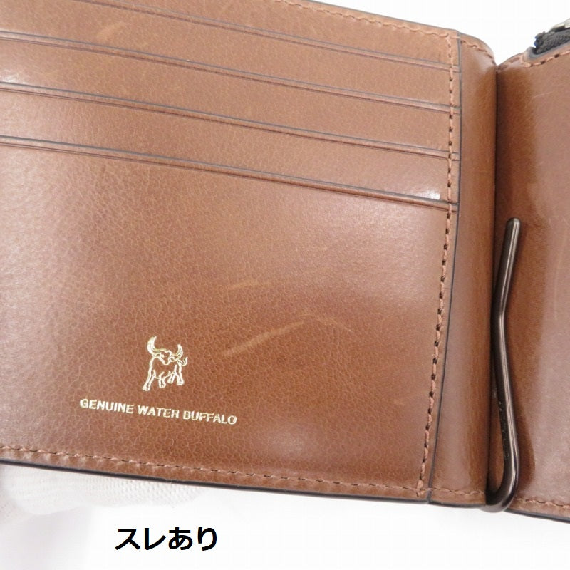 COACH | コーチ ボックスド・ビルフォールド ウォレット・マネー クリップ 二つ折り財布 j2344-cj885b 【ネット在庫】 ブラウン【瀬戸大橋店】