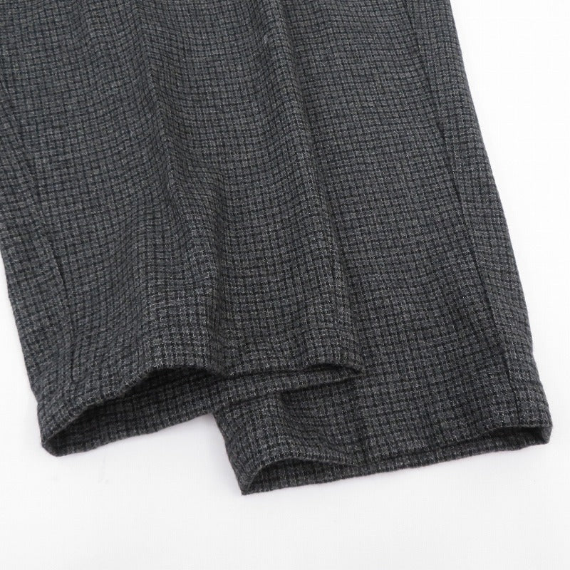 SOPHNET. | ソフネット WIDE TAPERED PANTS パンツ SOPH-232008 MELANGE TWEED GUNCLUB CHECK 1TUCK WIDE TAPERED PANTS グレー サイズ：L【瀬戸大橋店】