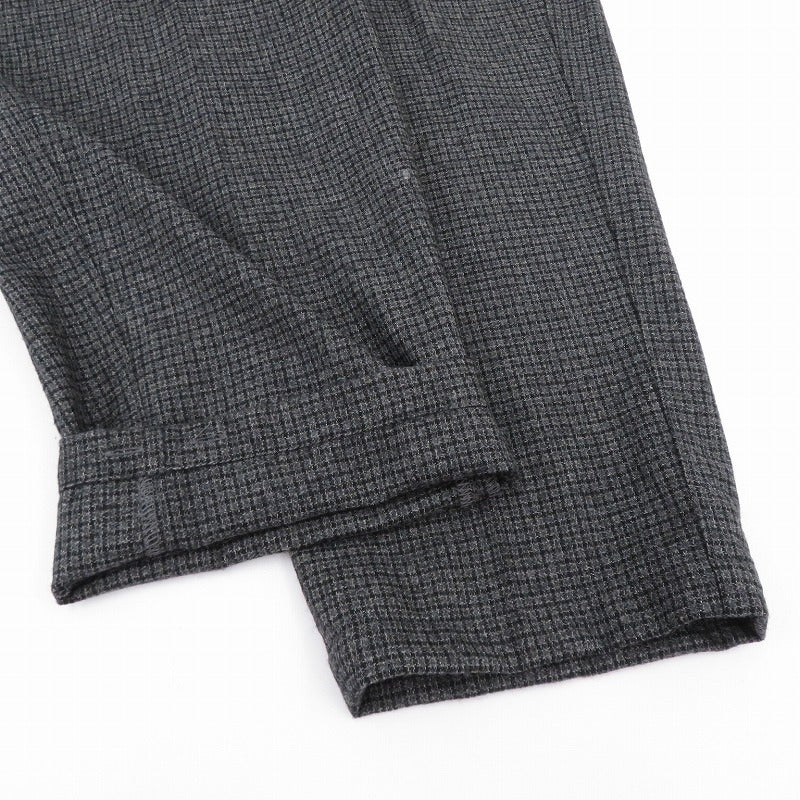 SOPHNET. | ソフネット WIDE TAPERED PANTS パンツ SOPH-232008 MELANGE TWEED GUNCLUB CHECK 1TUCK WIDE TAPERED PANTS グレー サイズ：L【瀬戸大橋店】