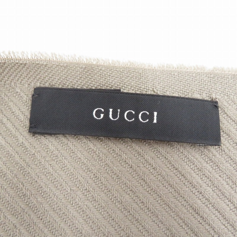 GUCCI | グッチ マフラー ベージュ【瀬戸大橋店】