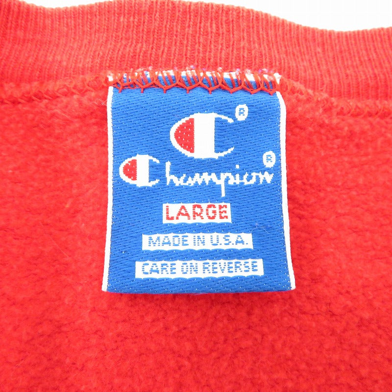 Champion | チャンピオン スウェット レッド サイズ：L【瀬戸大橋店】