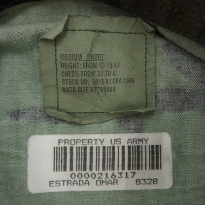 MILITARY衣料 | ミリタリーイリョウ US.ARMY BDU ミリタリージャケット 8415-01-084-1646 マルチ サイズ：M【瀬戸大橋店】