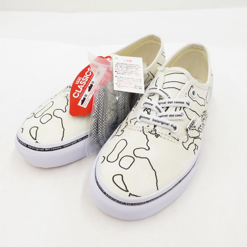 VANS | バンズ ×BAL AUTHENTIC & STYLE 36 スニーカー V44CF BAL ホワイト 22.5cm【瀬戸大橋店】