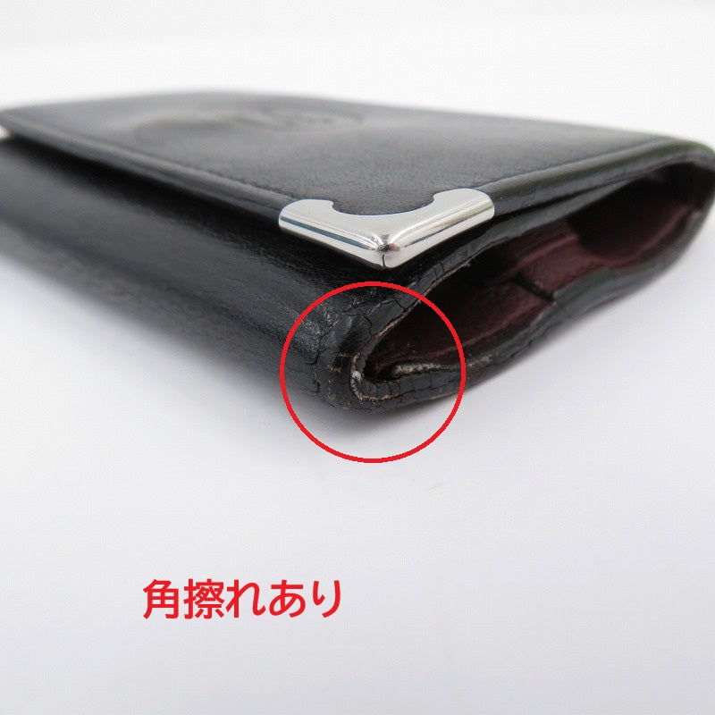 CARTIER | カルティエ マスト ドゥ カルティエ 6キーケース キーケース L3000579 ブラック【瀬戸大橋店】