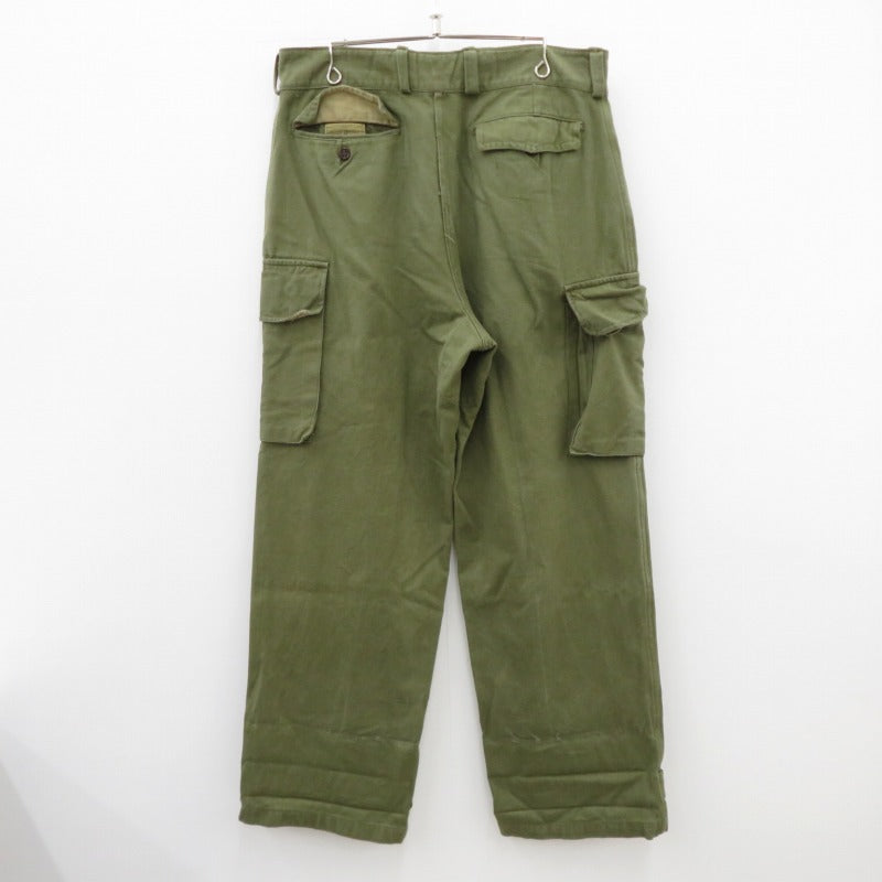 MILITARY衣料 | ミリタリーイリョウ フランス軍 M-47 前期 カーゴパンツ カーキ サイズ：45【瀬戸大橋店】