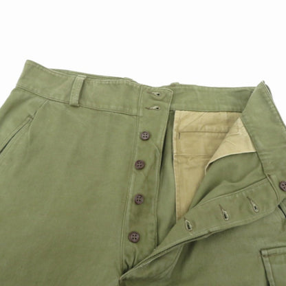 MILITARY衣料 | ミリタリーイリョウ フランス軍 M-47 前期 カーゴパンツ カーキ サイズ：45【瀬戸大橋店】