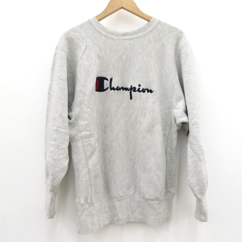 Champion | チャンピオン 刺繍タグ/RW/ロゴスウェット スウェット グレー サイズ：M【瀬戸大橋店】
