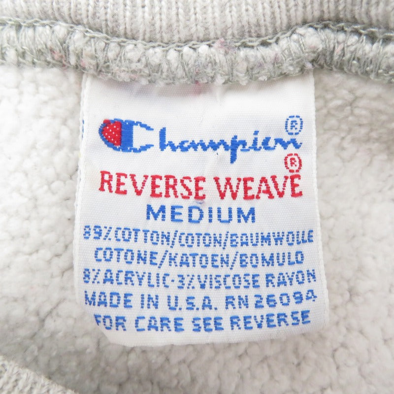 Champion | チャンピオン 刺繍タグ/RW/ロゴスウェット スウェット グレー サイズ：M【瀬戸大橋店】
