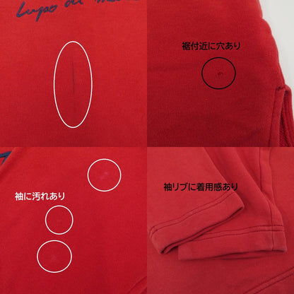 SINACOVA | シナコバ ビンテージスウェット スウェット 81022 レッド サイズ：L【瀬戸大橋店】