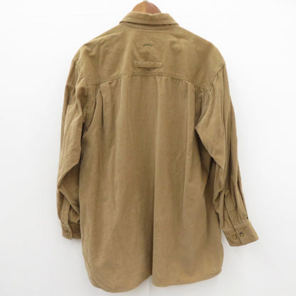 VINTAGE衣料 | ヴィンテージイリョウ 長袖シャツ ブラウン サイズ：L【瀬戸大橋店】