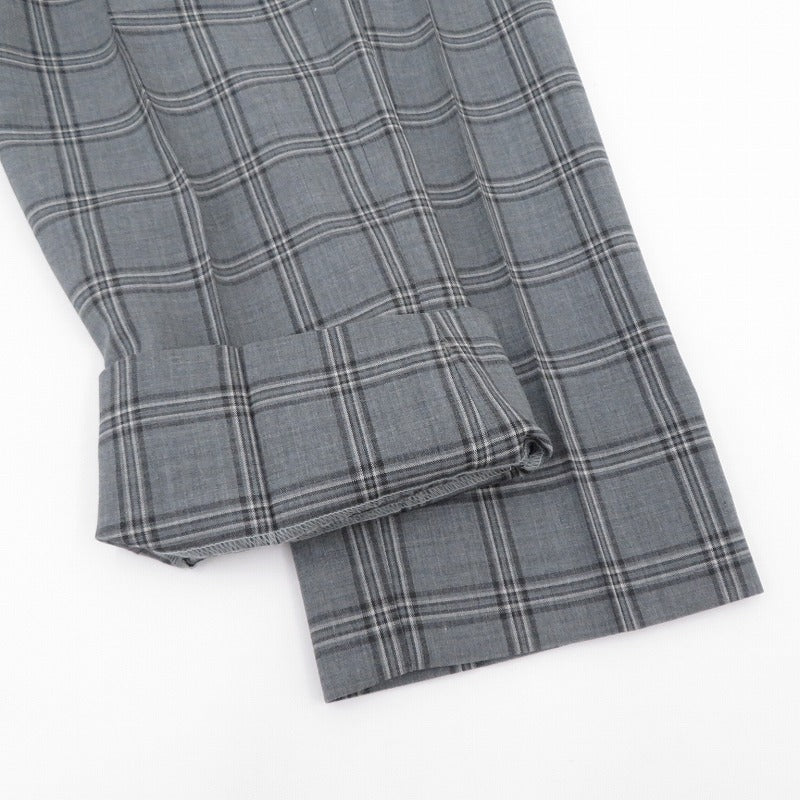 LITTLEBIG リトルビッグ Check Slim Trousers パンツ LB201-PT04 グレー サイズ：1【瀬戸大橋店】