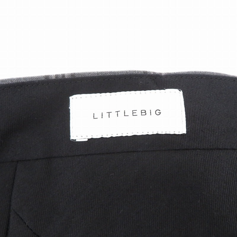 LITTLEBIG リトルビッグ Check Slim Trousers パンツ LB201-PT04 グレー サイズ：1【瀬戸大橋店】