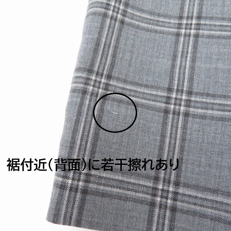 LITTLEBIG リトルビッグ Check Slim Trousers パンツ LB201-PT04 グレー サイズ：1【瀬戸大橋店】