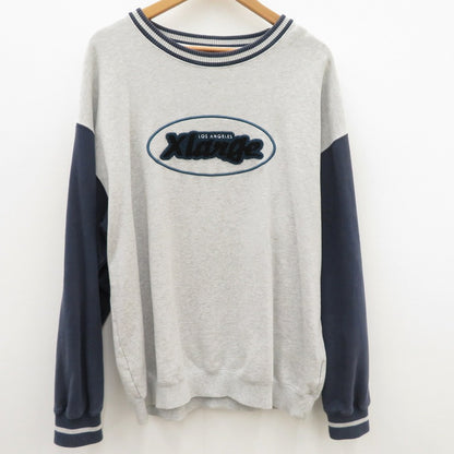 X-LARGE | エクストララージ RETRO CREW NECK SWEAT スウェット 101213012008 グレー サイズ：L【瀬戸大橋店】