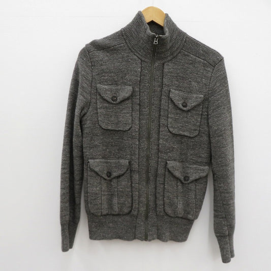 RRL(RALPH LAUREN) | ダブルアールエルラルフローレン マルチポケット ジップアップ ドライバーズニット セーター その他アウター 0160917ZMCR グレー サイズ：S【瀬戸大橋店】