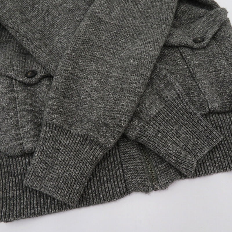 RRL(RALPH LAUREN) | ダブルアールエルラルフローレン マルチポケット ジップアップ ドライバーズニット セーター その他アウター 0160917ZMCR グレー サイズ：S【瀬戸大橋店】