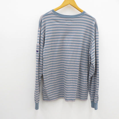 Needles | ニードルス L/S Crew Neck Tee 長袖Ｔシャツ ブルー サイズ：M【瀬戸大橋店】