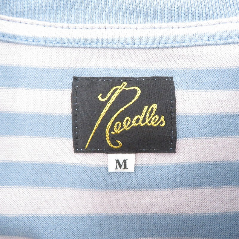 Needles | ニードルス L/S Crew Neck Tee 長袖Ｔシャツ ブルー サイズ：M【瀬戸大橋店】