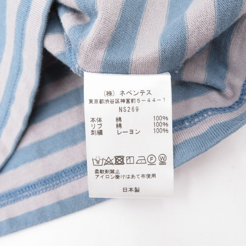 Needles | ニードルス L/S Crew Neck Tee 長袖Ｔシャツ ブルー サイズ：M【瀬戸大橋店】
