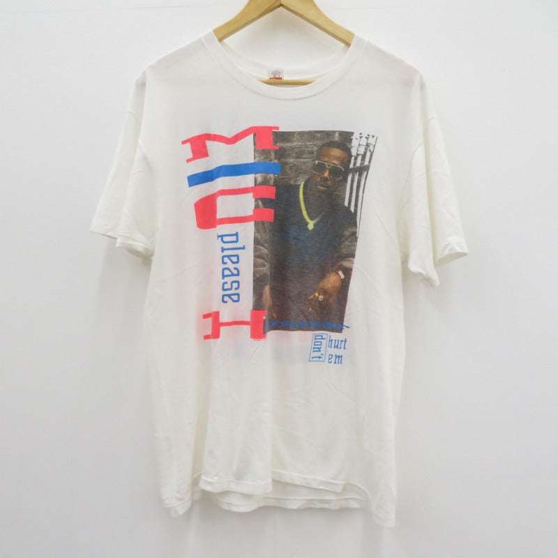 Hanes | ヘインズ MC Hammer don't hurt 'em 半袖Ｔシャツ ホワイト サイズ：XL【瀬戸大橋店】