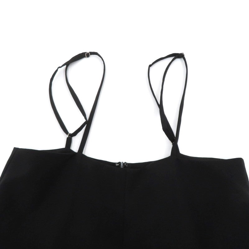 strap pants サロペット 12231009 ブラック【瀬戸大橋店】