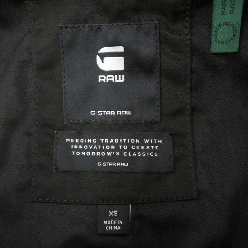 G-STAR | ジースター STAND UP COLLAR 2 IN 1 TRENCH トレンチコート ブラック サイズ：XS【瀬戸大橋店】