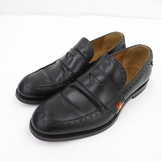 GUCCI | グッチ シェリーライン ペニーローファー ローファー 450990 ブラック 25cm サイズ：表記サイズ(UK)【瀬戸大橋店】