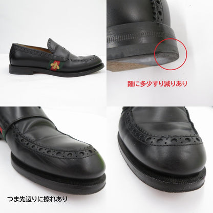 GUCCI | グッチ シェリーライン ペニーローファー ローファー 450990 ブラック 25cm サイズ：表記サイズ(UK)【瀬戸大橋店】