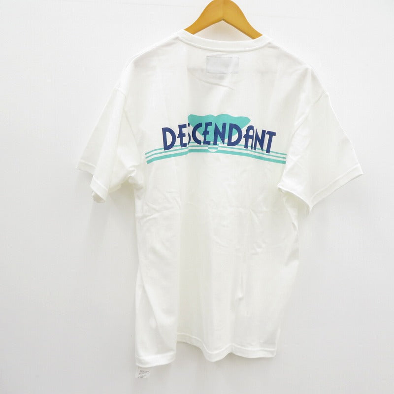 DESCENDANT | ディセンダント FLUKE UP SS 半袖Ｔシャツ 241ATDS-STM03S ホワイト サイズ：2【瀬戸大橋店】