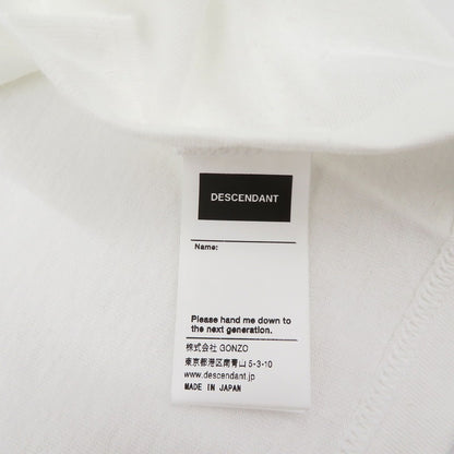 DESCENDANT | ディセンダント FLUKE UP SS 半袖Ｔシャツ 241ATDS-STM03S ホワイト サイズ：2【瀬戸大橋店】