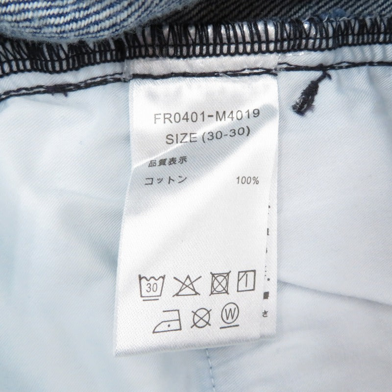 BAGGY PANTS デニムパンツ FR0401-M4019 ブルー サイズ：30【瀬戸大橋店】