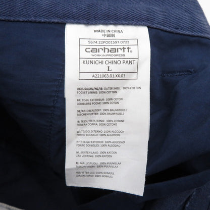 Carhartt WIP | カーハートダブリューアイピー ×Kunichi Nomura Chino Pants その他ボトムス a221063.01.XX.03 ネイビー サイズ：L【瀬戸大橋店】