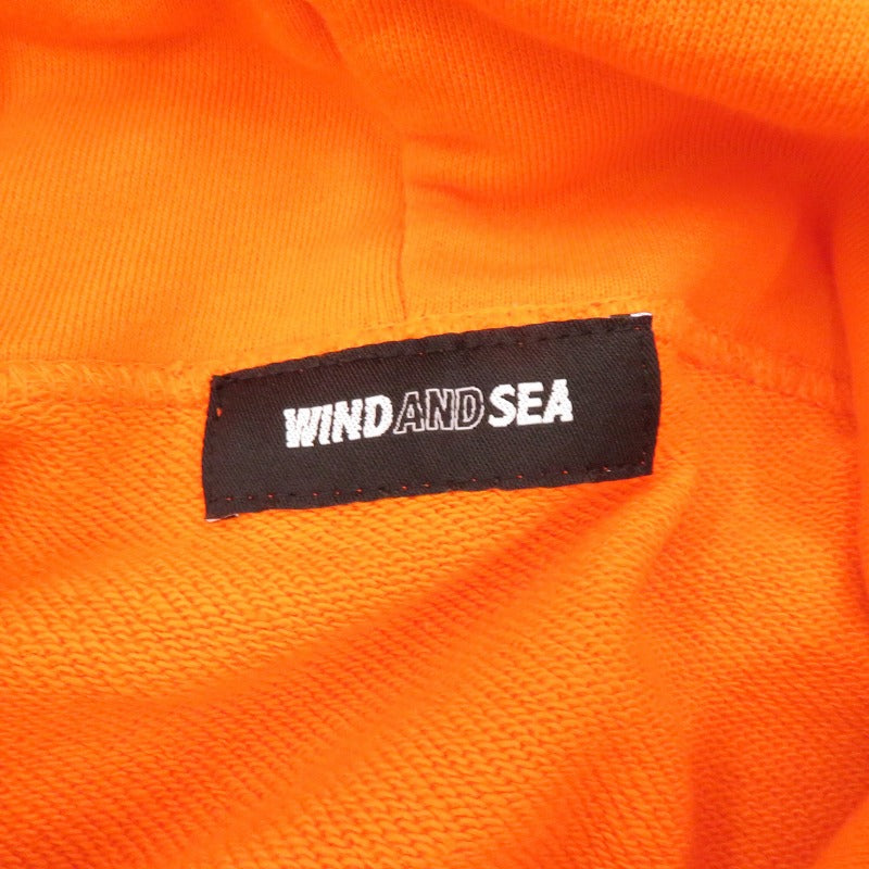 WIND AND SEA | ウィンダンシーウインダンシー Tangerine×WDS HOODED SWEATSHIRT パーカー WDS-C-TJR-25-Q1-01 オレンジ サイズ：L【瀬戸大橋店】
