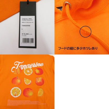 WIND AND SEA | ウィンダンシーウインダンシー Tangerine×WDS HOODED SWEATSHIRT パーカー WDS-C-TJR-25-Q1-01 オレンジ サイズ：L【瀬戸大橋店】