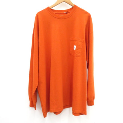 COOTIE | クーティー Garment Dyed Error Fit L/S Tee 長袖Ｔシャツ CTE-24S339 オレンジ サイズ：XL【瀬戸大橋店】