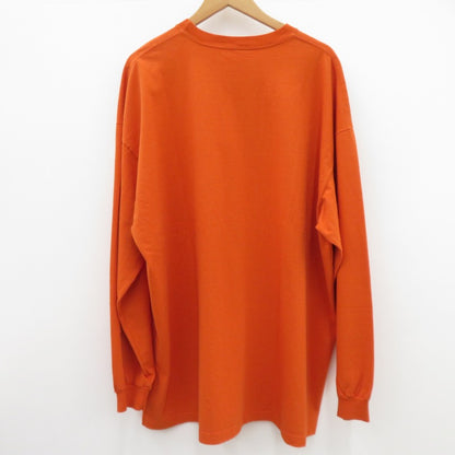 COOTIE | クーティー Garment Dyed Error Fit L/S Tee 長袖Ｔシャツ CTE-24S339 オレンジ サイズ：XL【瀬戸大橋店】